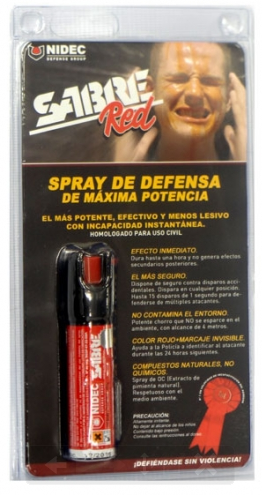 DEFENSE PEPPER  SPRAY SABRE RED 22 ml